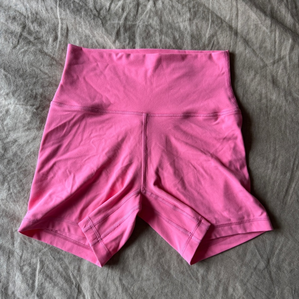 Aritzia Neon Pink Bike Shorts NWOT